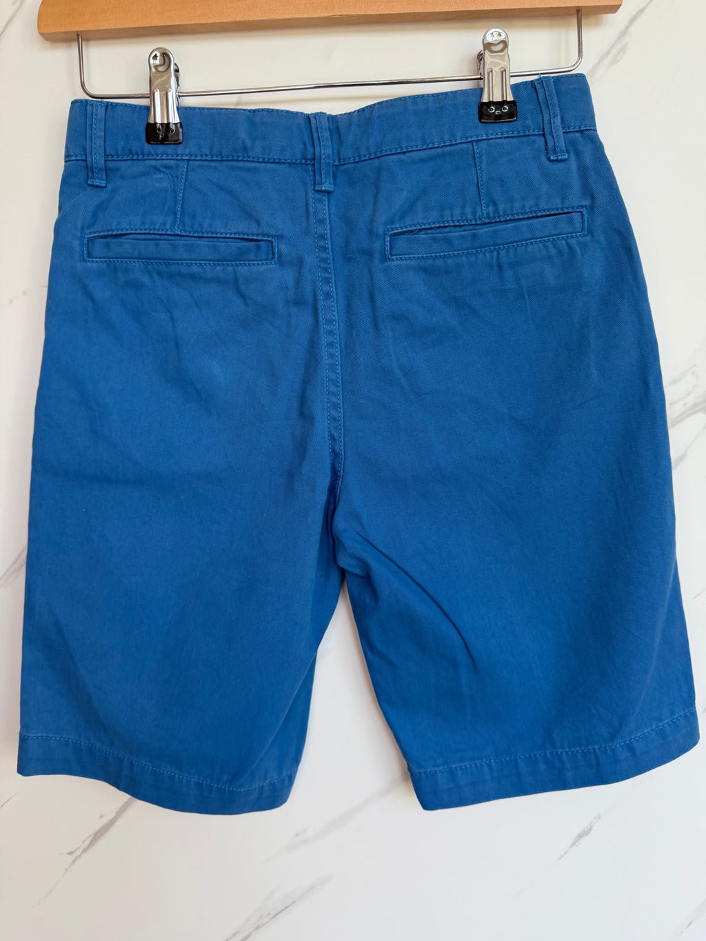 John Lewis Blue Chino Shorts Age 10 Years