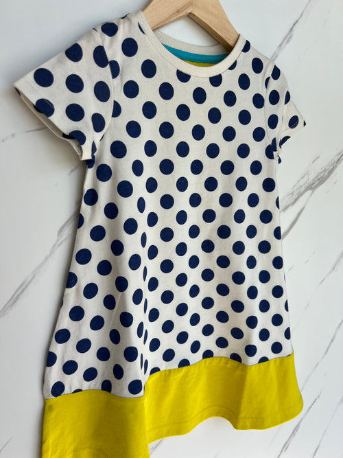 Boden Blue Polka Dot Dress Age 3-4 Years