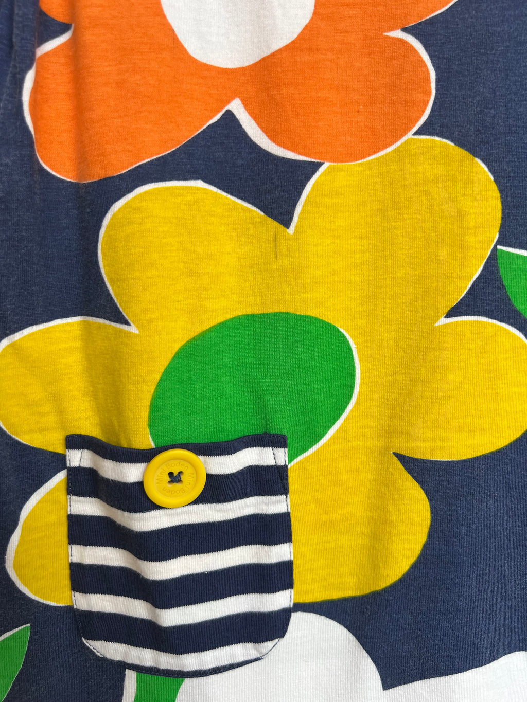 Boden Rainbow Big Flowers Tunic Dress Age 5-6 Years*
