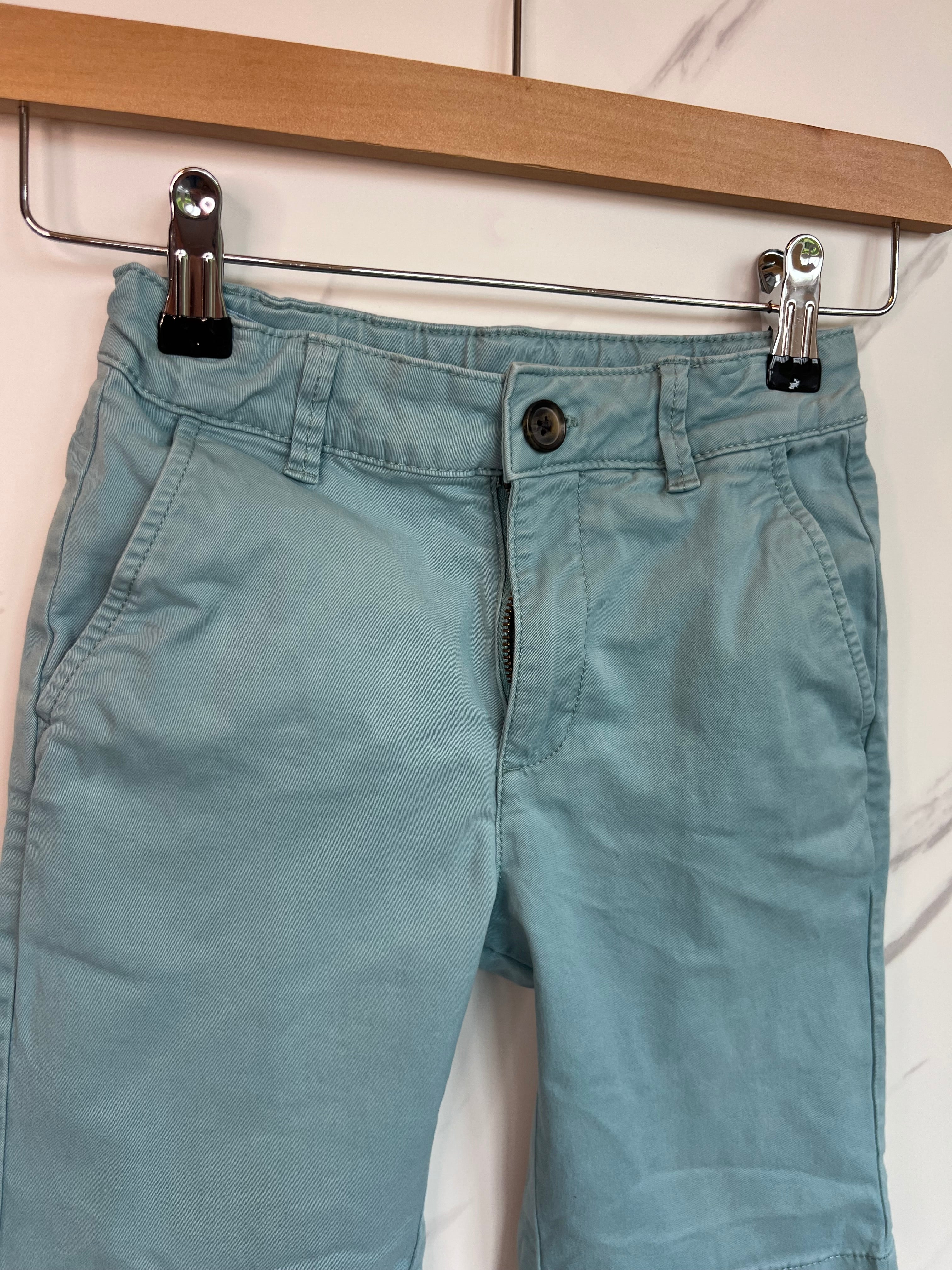 M&S Green Shorts Age 7-8 Years