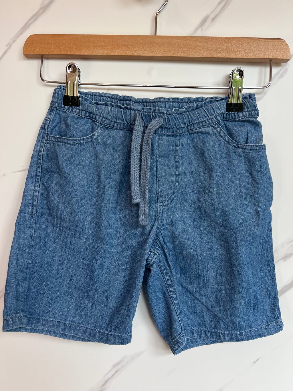 Polarn O. Pyret Chambray Shorts Age 4-5 Years