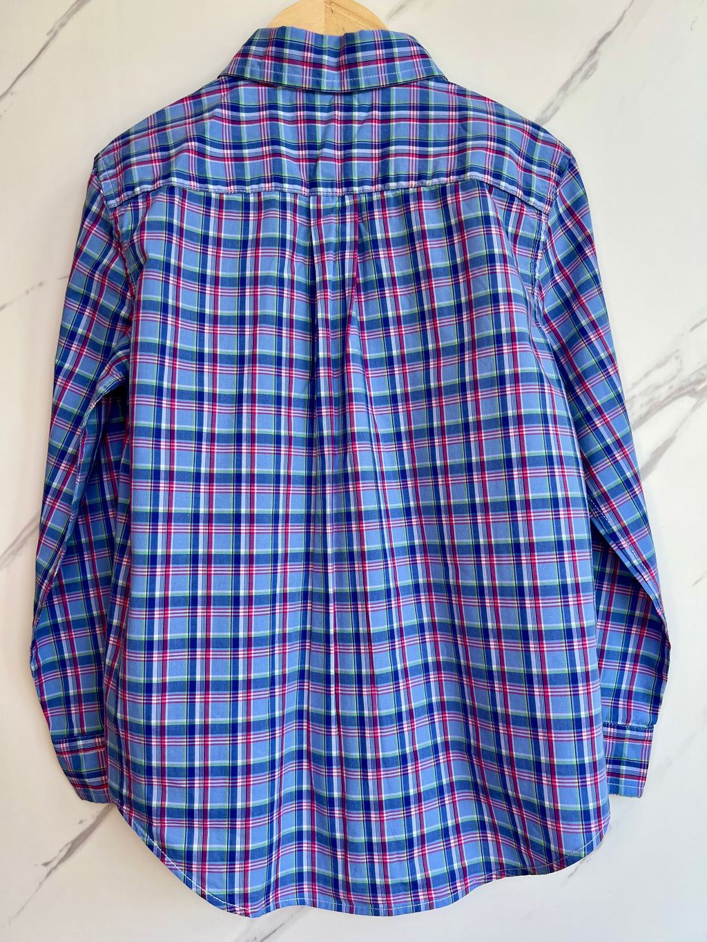 Ralph Lauren Blue Checked Shirt Age 5-6 Years