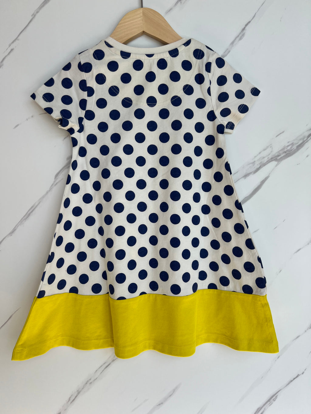 Boden Blue Polka Dot Dress Age 3-4 Years