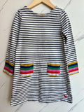 Boden Striped Tunic Dress Age 6-7 Years