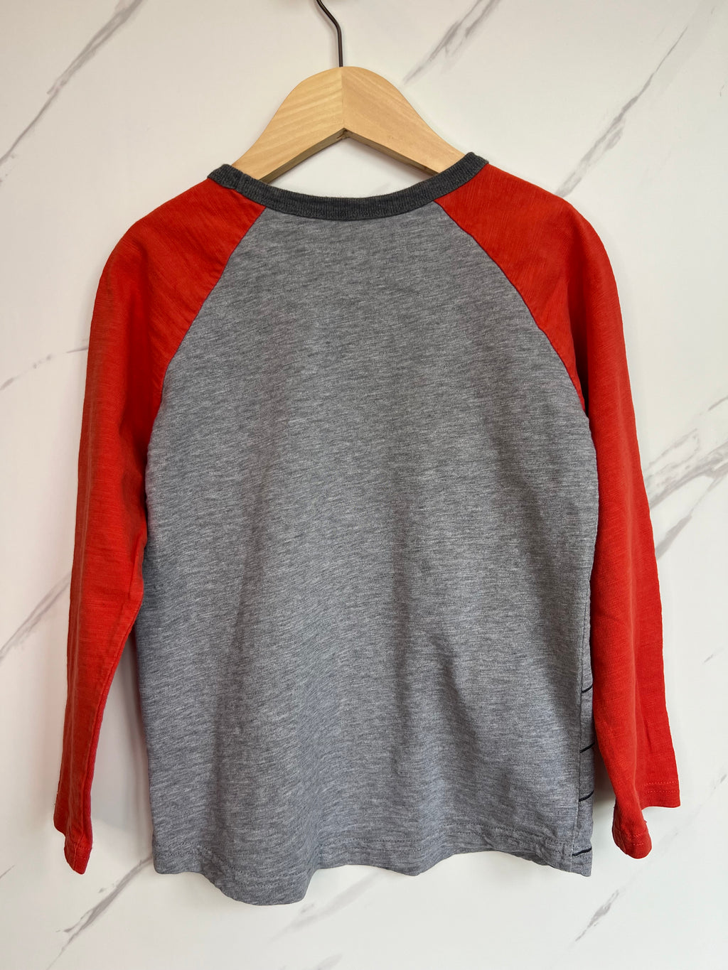 Boden Grey & Red Headphones Long-Sleeved Top Age 5-6 Years