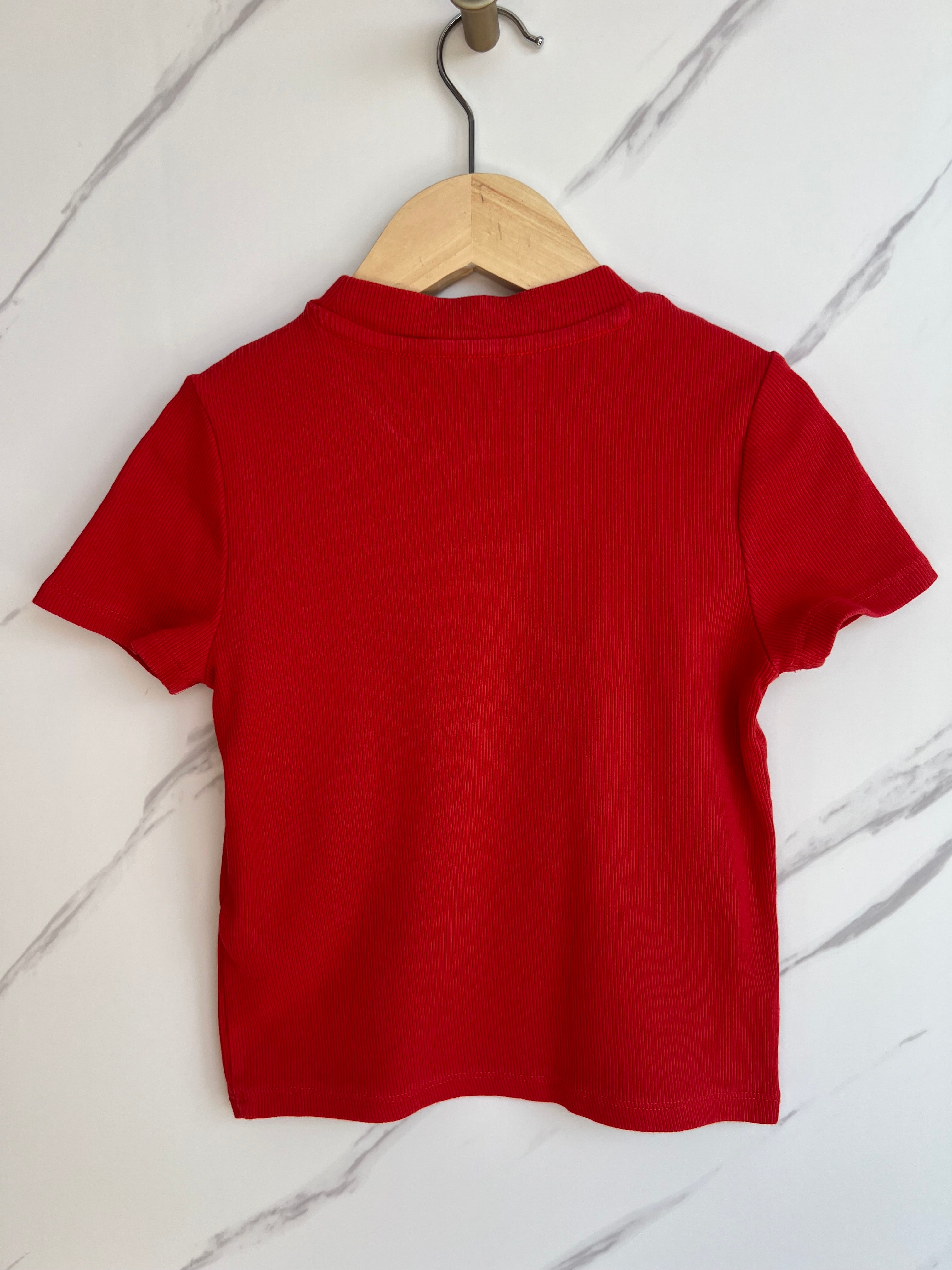 M&S Extra-Slim Fit Waist Length T-Shirt Age 6 Years