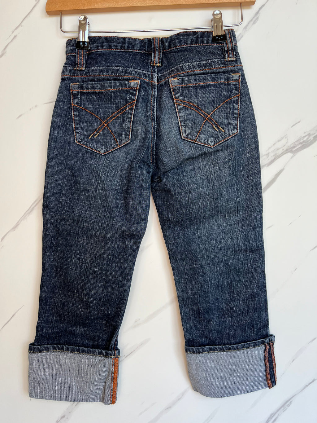 Gap Blue Cropped Jeans Age 7-8 Years