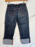 Gap Blue Cropped Jeans Age 7-8 Years