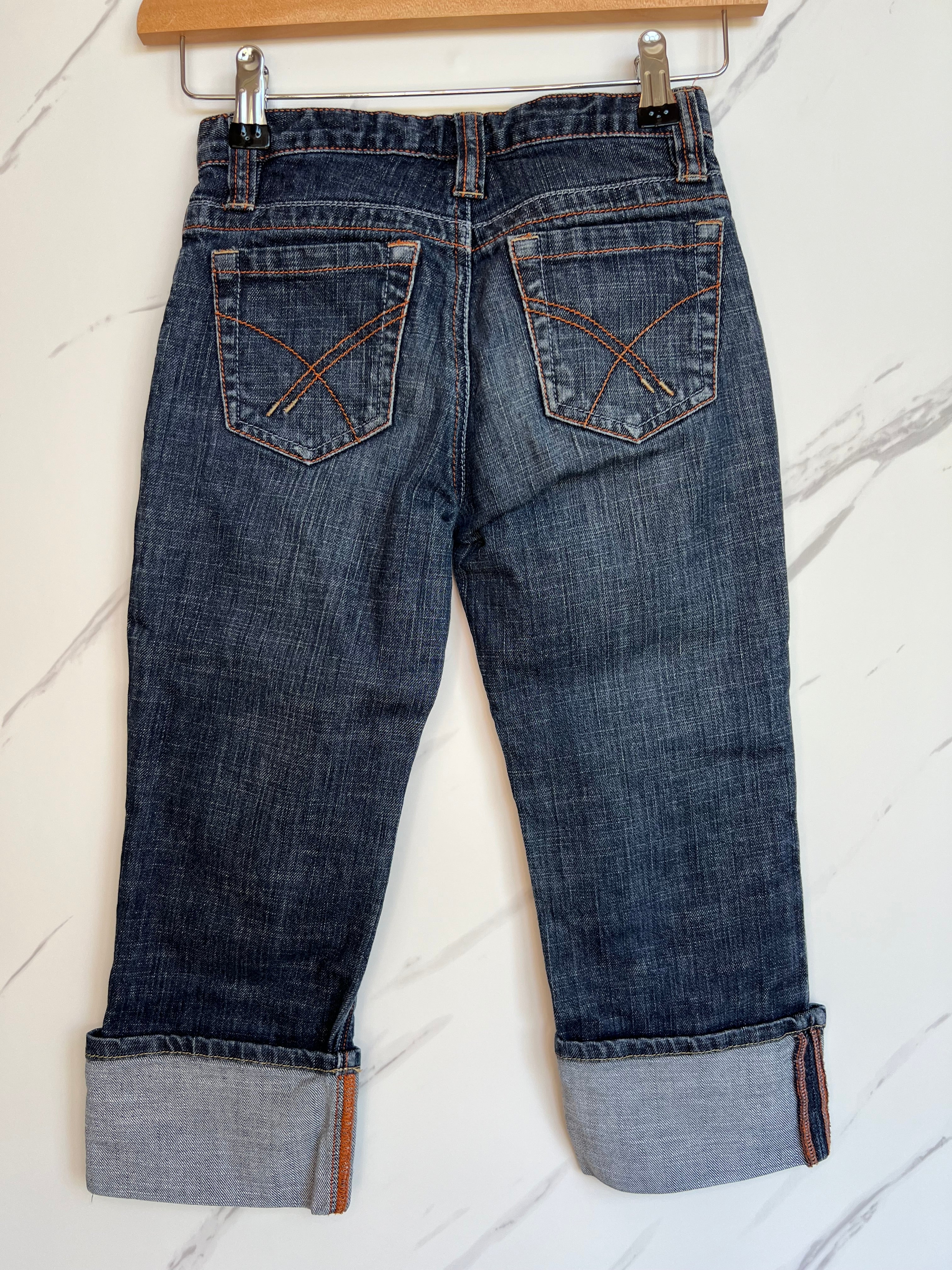 Gap Blue Cropped Jeans Age 7-8 Years