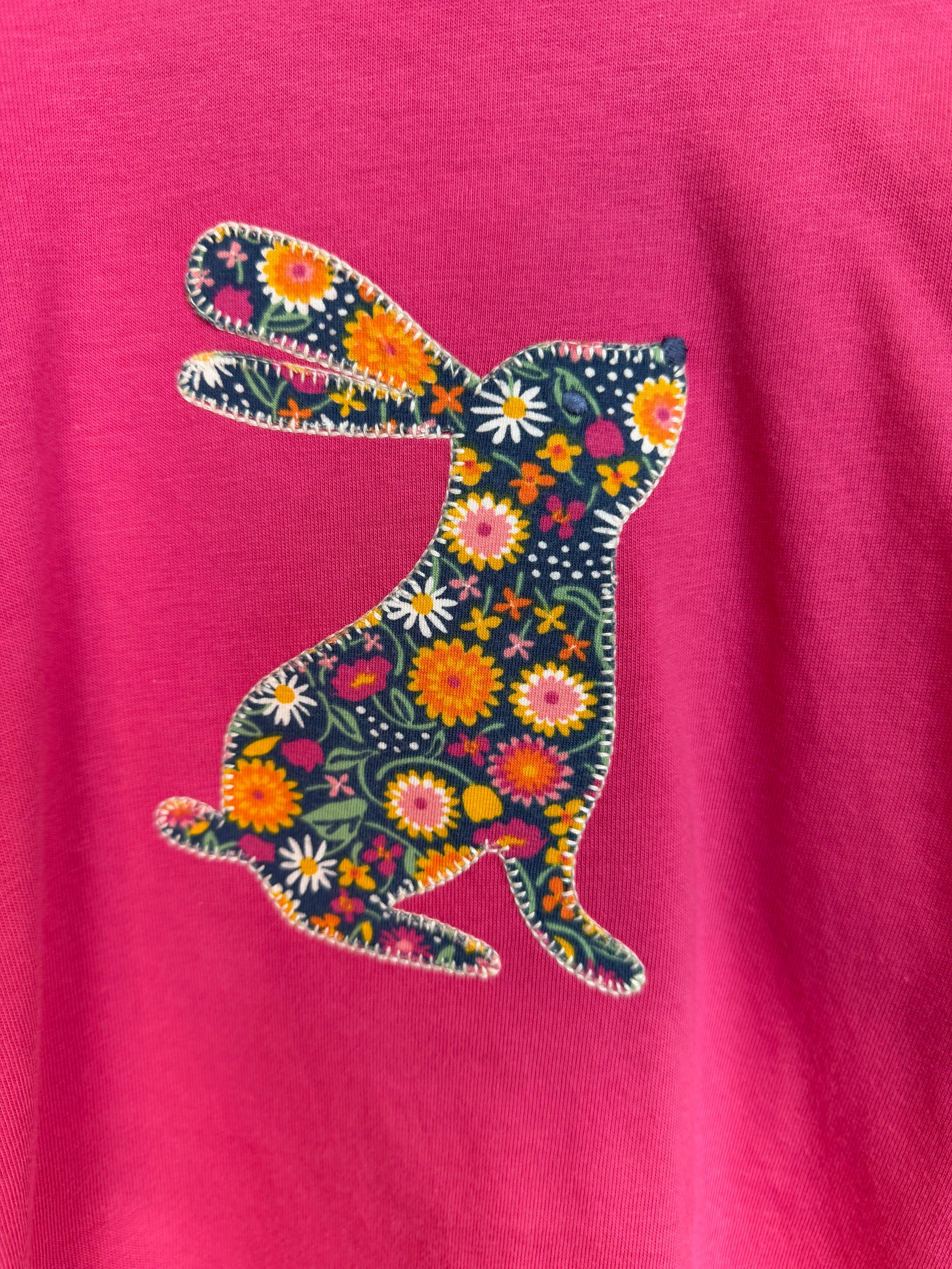 Kite Pink Floral Bunny Long-Sleeved Top Age 5 Years