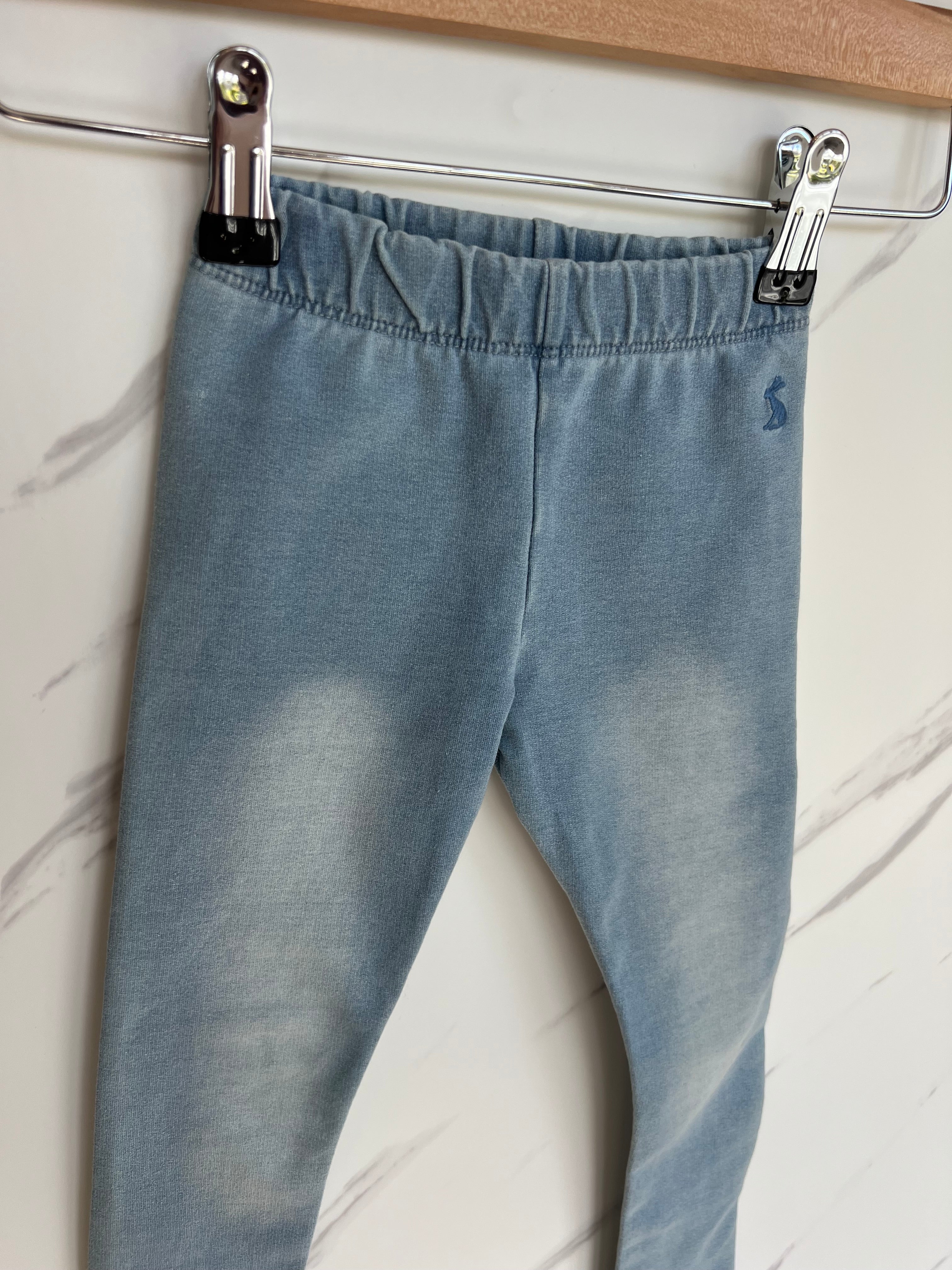 Joules Light Wash Jeggings Age 4 Years