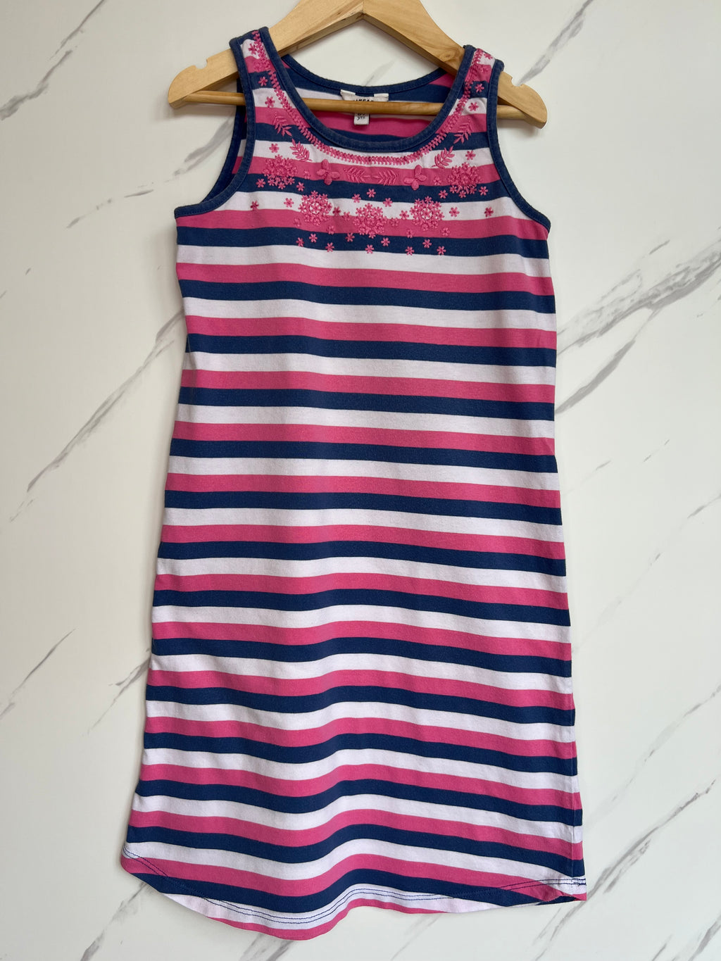 Fatface Striped Jersey Dress Age 6-7 Years