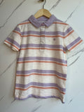 FatFace Striped Polo Shirt Age 7-8 Years