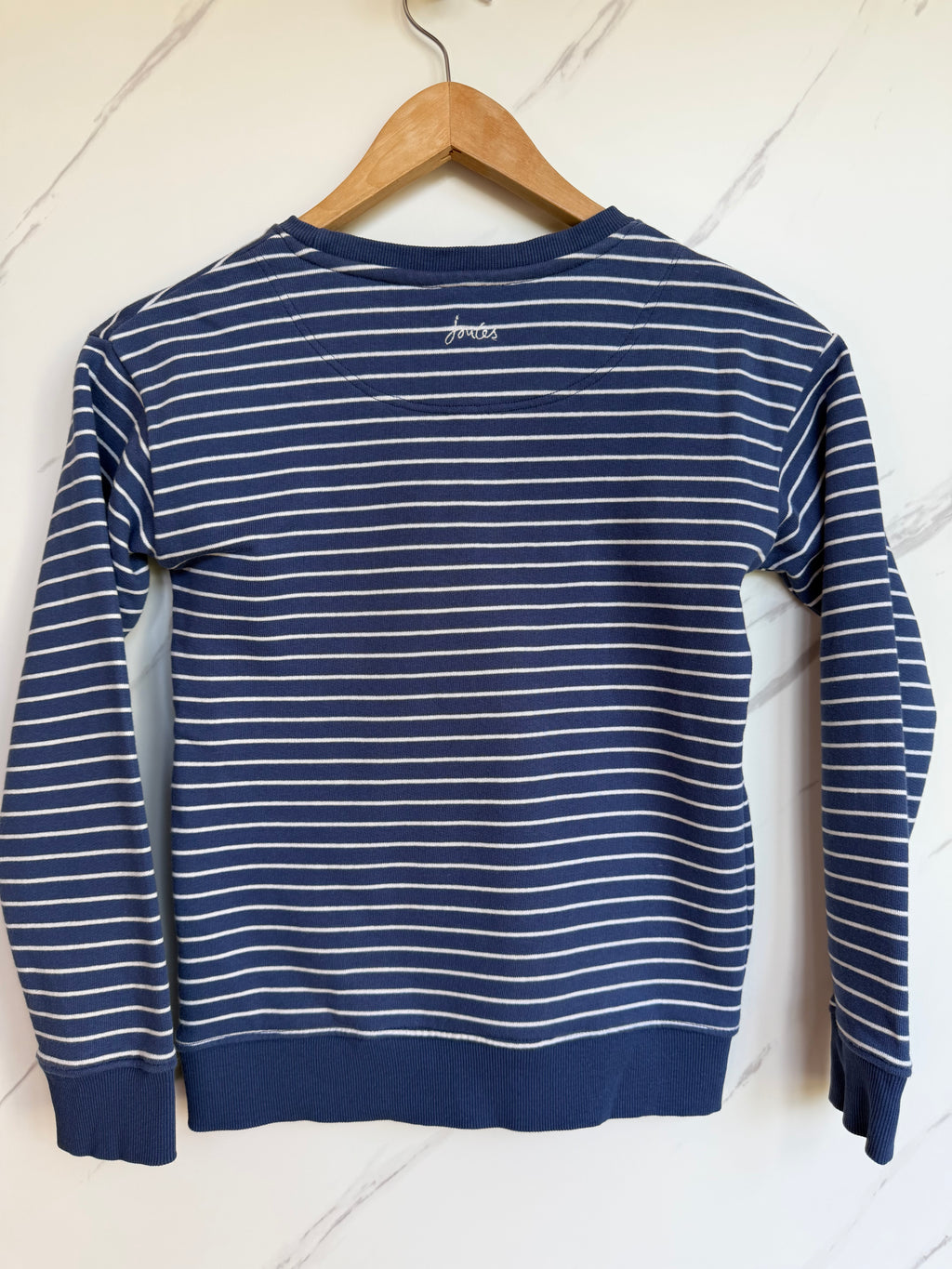Joules Blue & White Striped Sweatshirt Age 10 Years