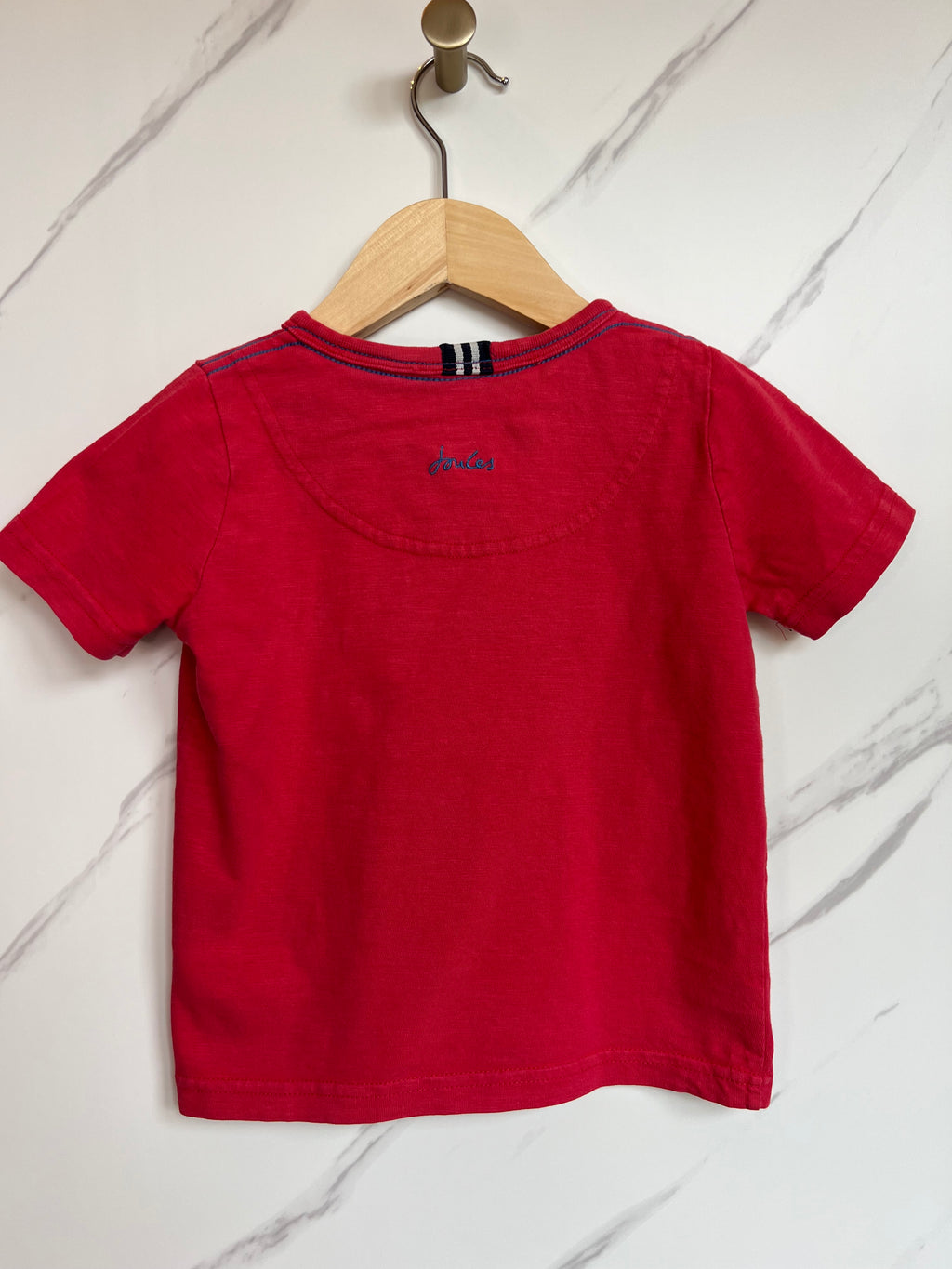 Joules Red T-Shirt Age 4 Years