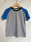 M&S Grey & Blue T-Shirt Age 3-4 Years