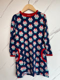 Maxomorra Navy Cupcakes Dress Age 5-6 Years