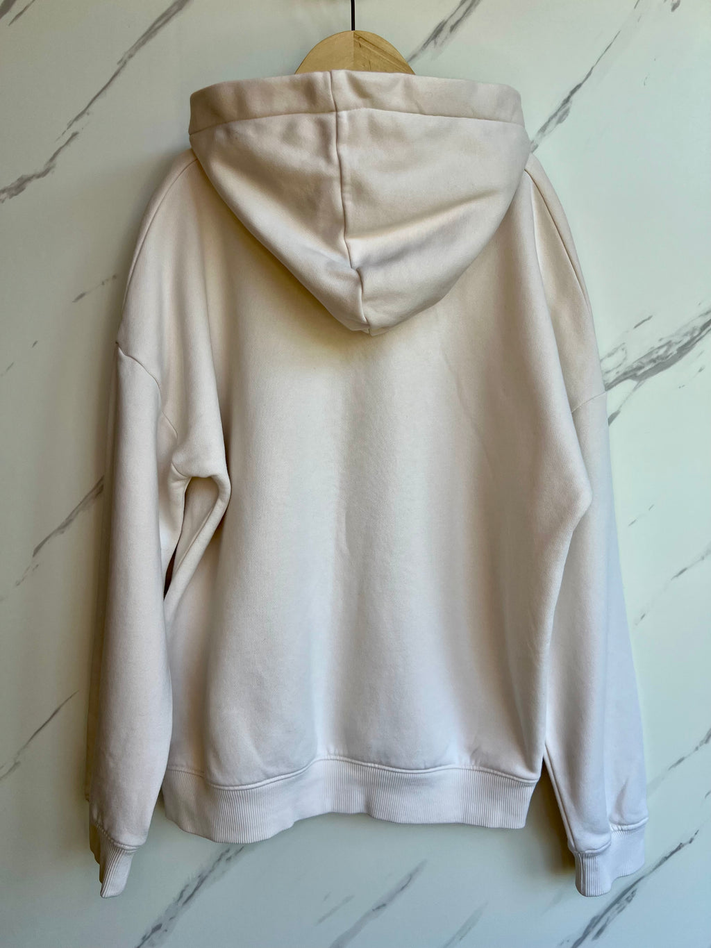 M&S Cream Coloured Hooded Sweatshirt Age 10-11 Years