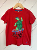 Joules Red "Turtle-y Awesome" T-Shirt Age 5-6 Years