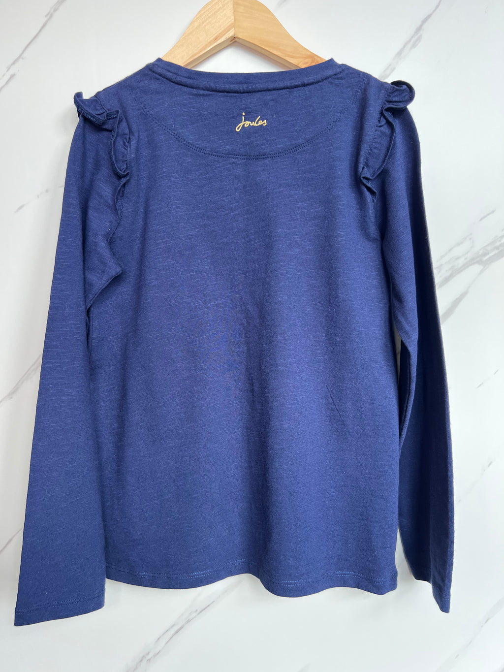 Joules Navy Night Animals Long-Sleeved Top Age 9-10 Years