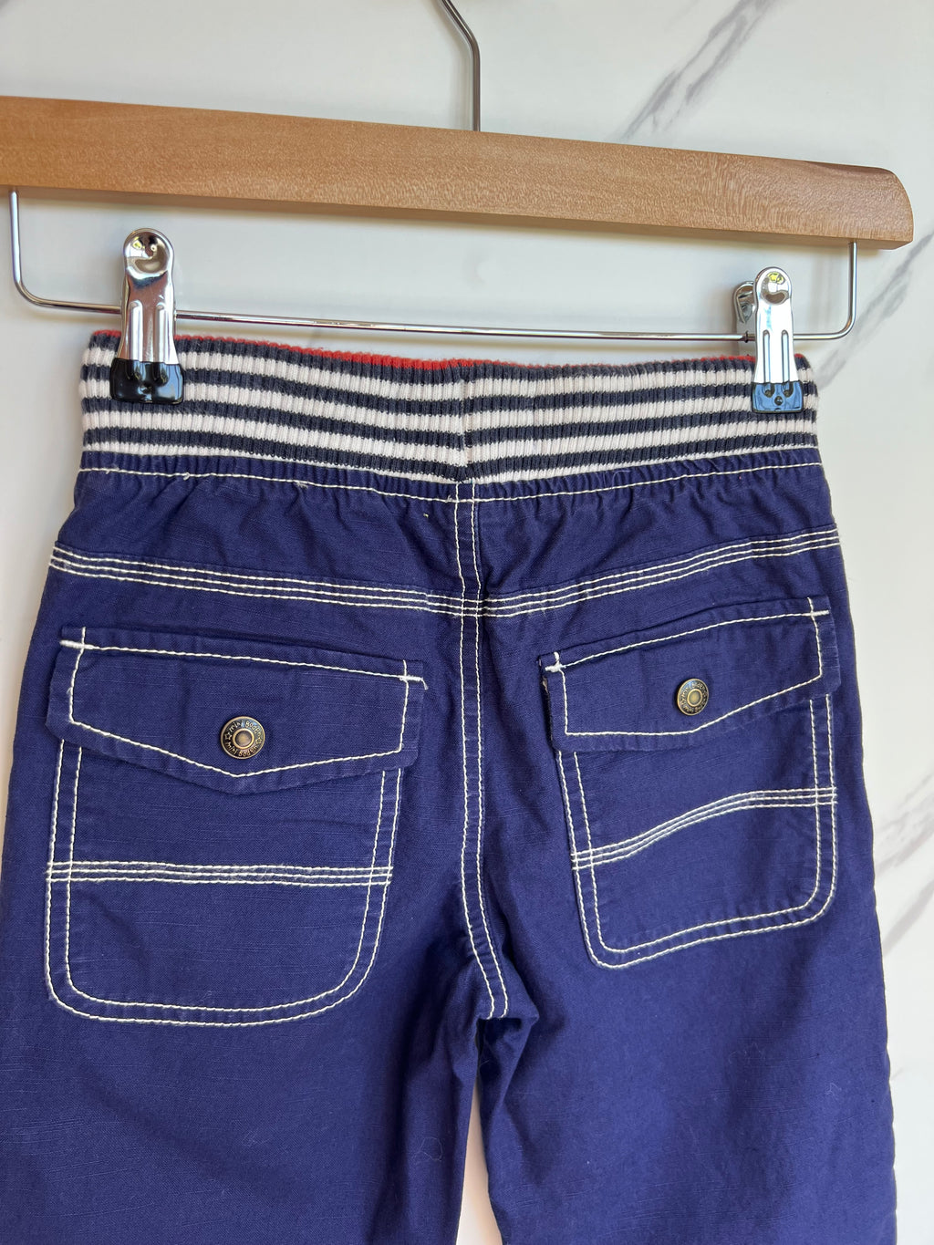 Boden Navy Cargo Trousers Age 5-6 Years