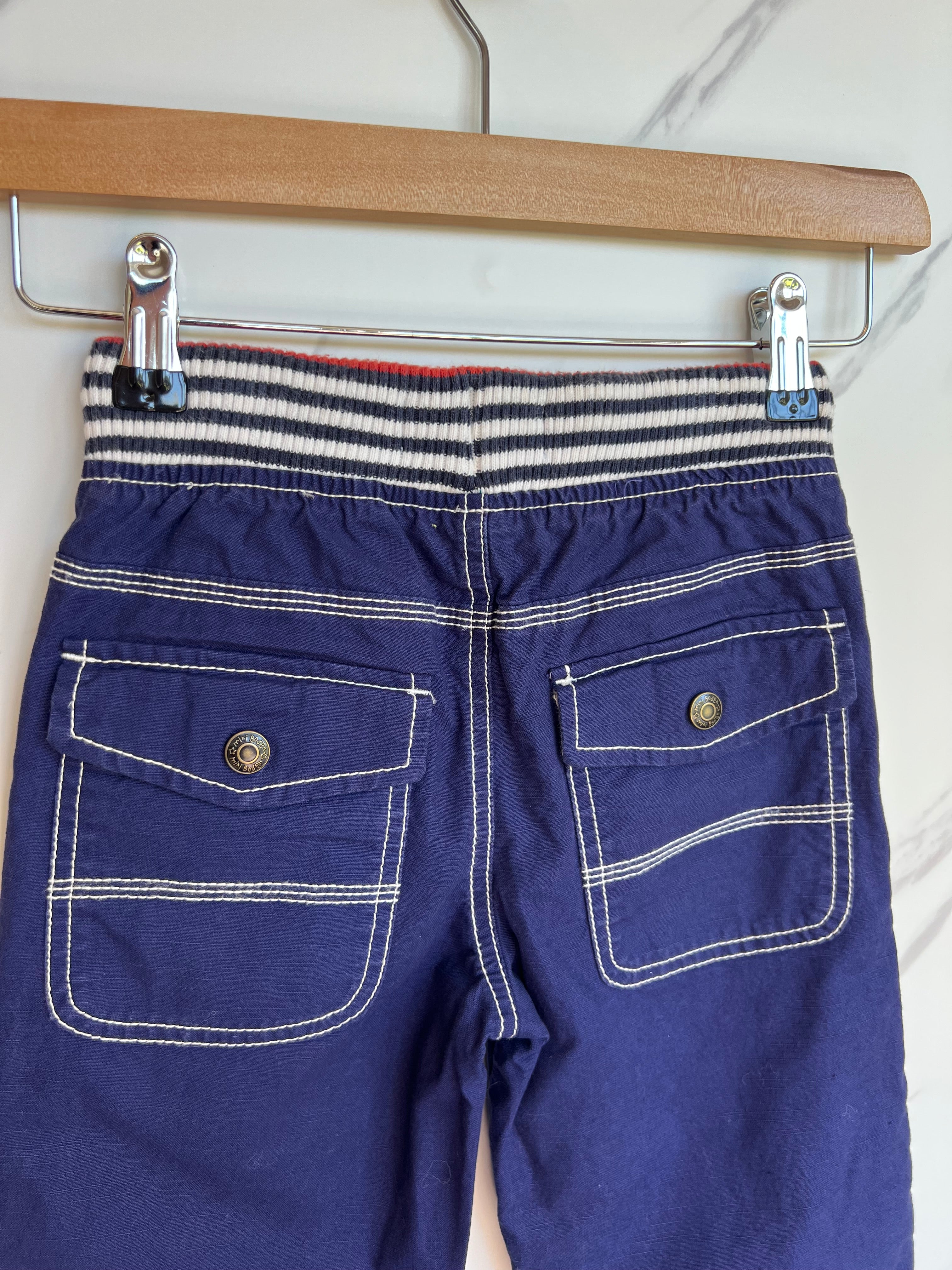 Boden Navy Cargo Trousers Age 5-6 Years
