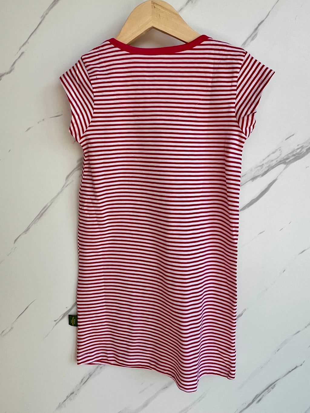 Wild Republic Pink and White Striped Koala Dress Age 5-6 years