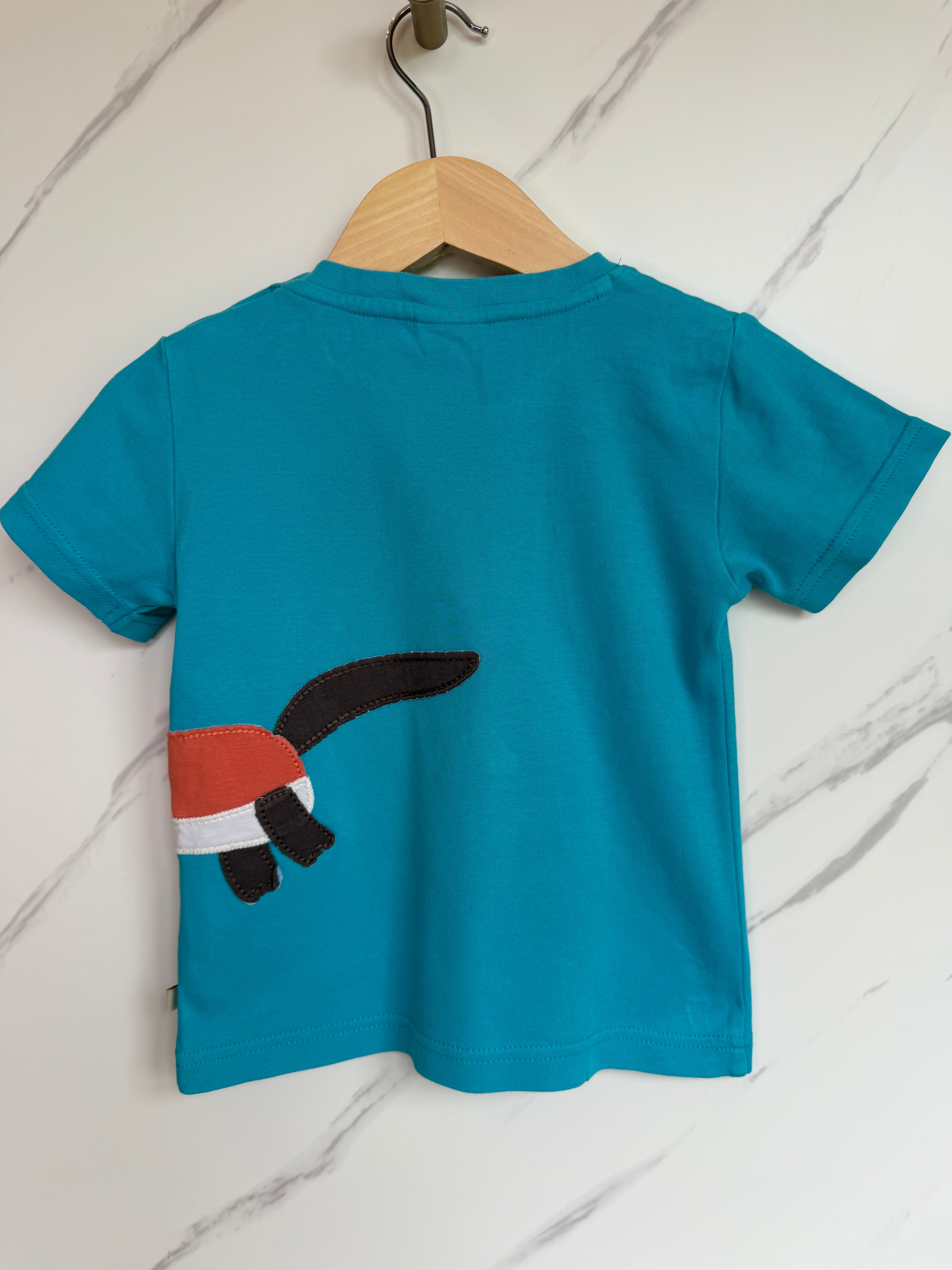 Frugi Blue Otter T-Shirt Age 18-24 Months