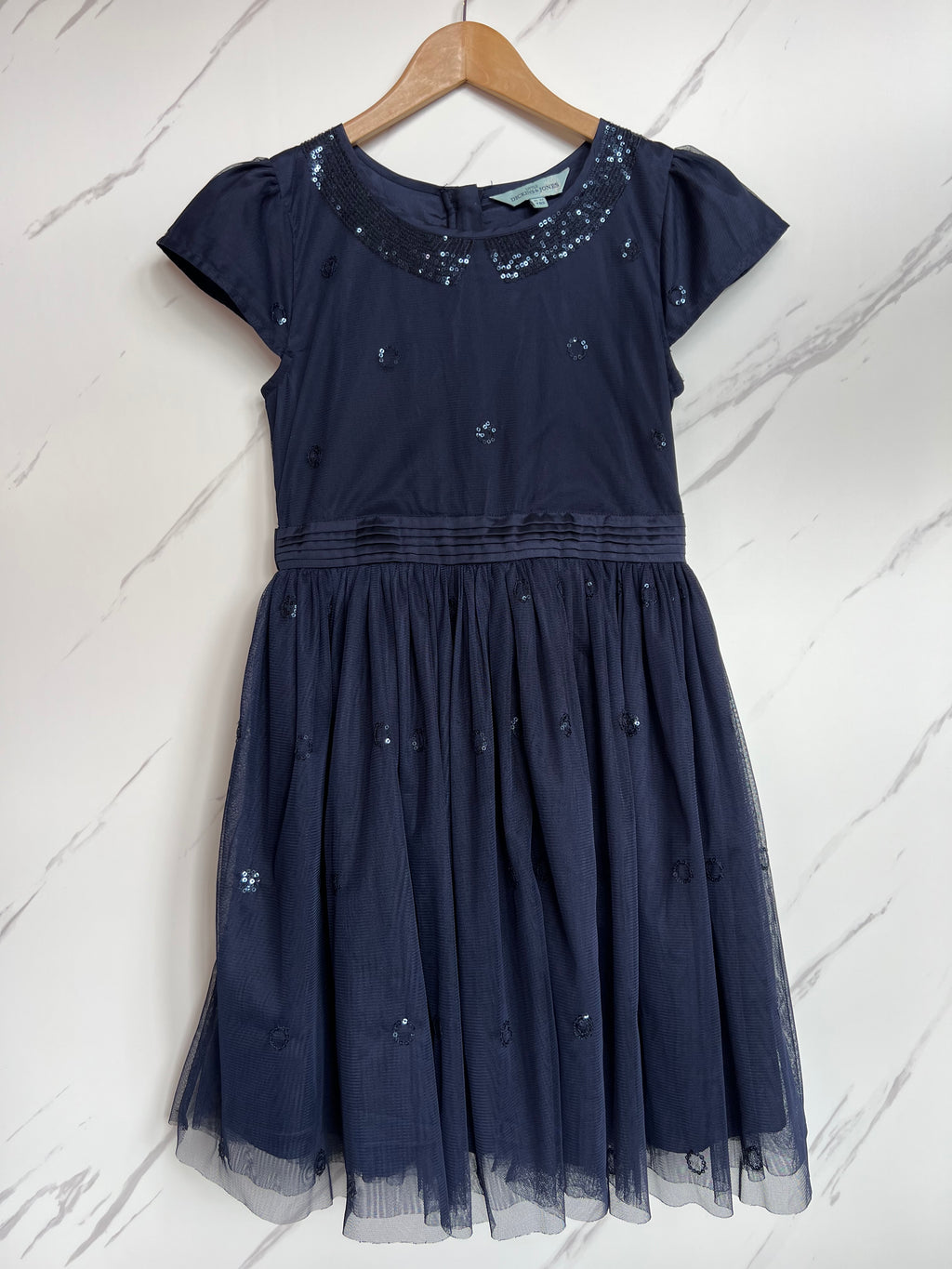 Dickins & Jones Navy Party Dress Age 11-12 Years