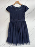 Dickins & Jones Navy Party Dress Age 11-12 Years