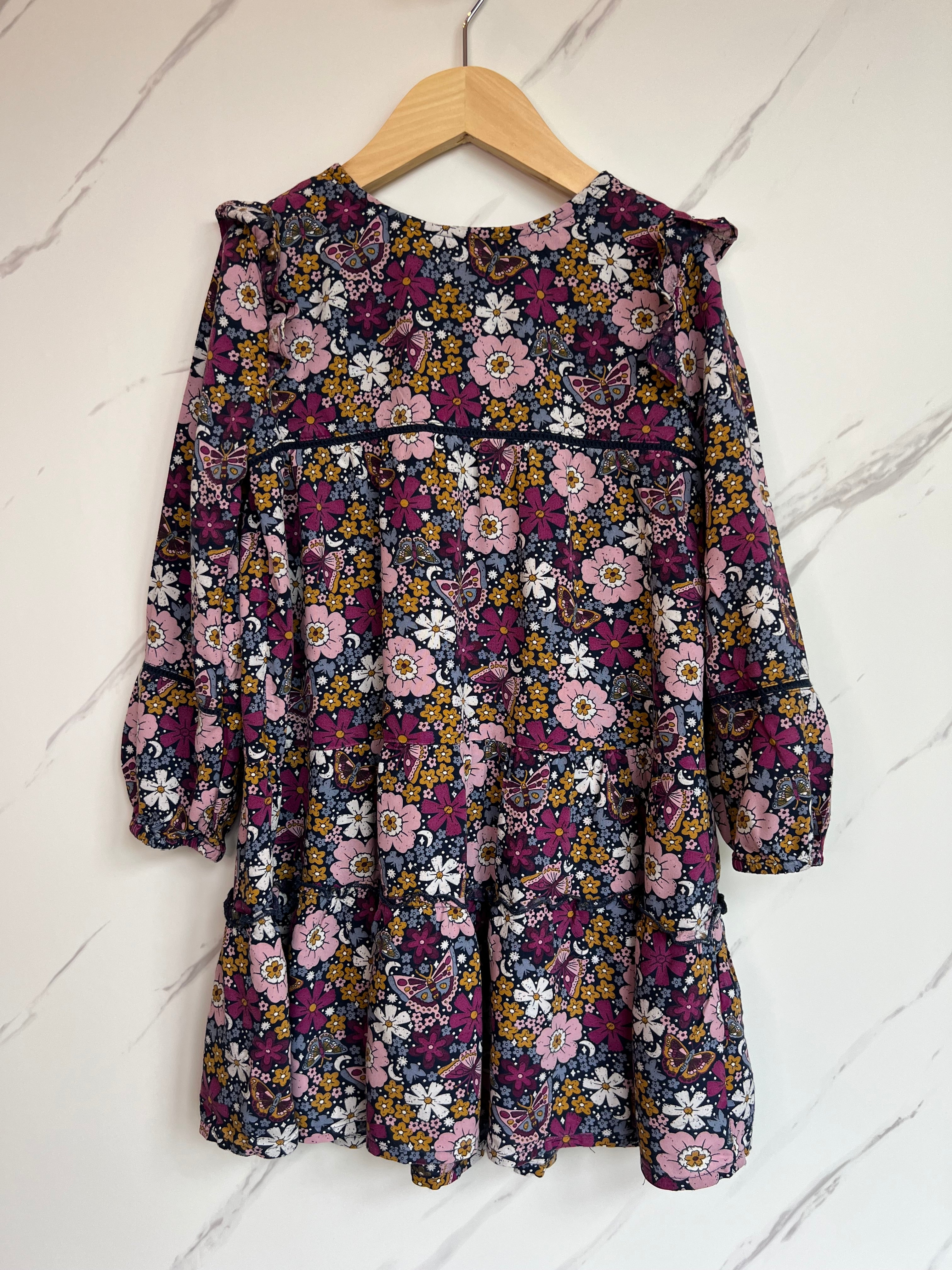 Fatface Floral Butterfly Dress Age 5-6 Years