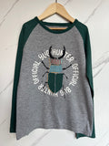 John Lewis Grey Bug Hunter Long Sleeved Top Age 11 Years