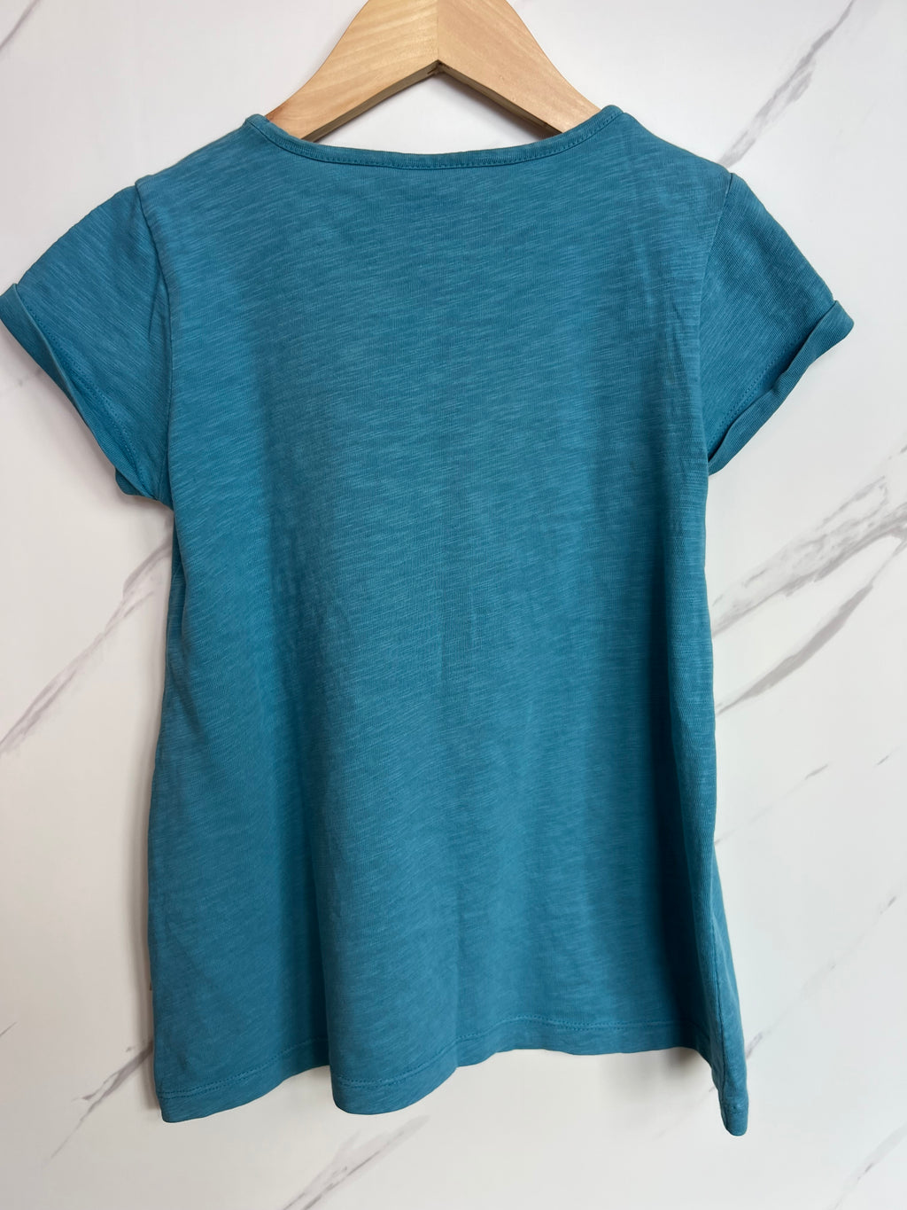 Frugi Turquoise Pony T-Shirt Age 5-6 Years