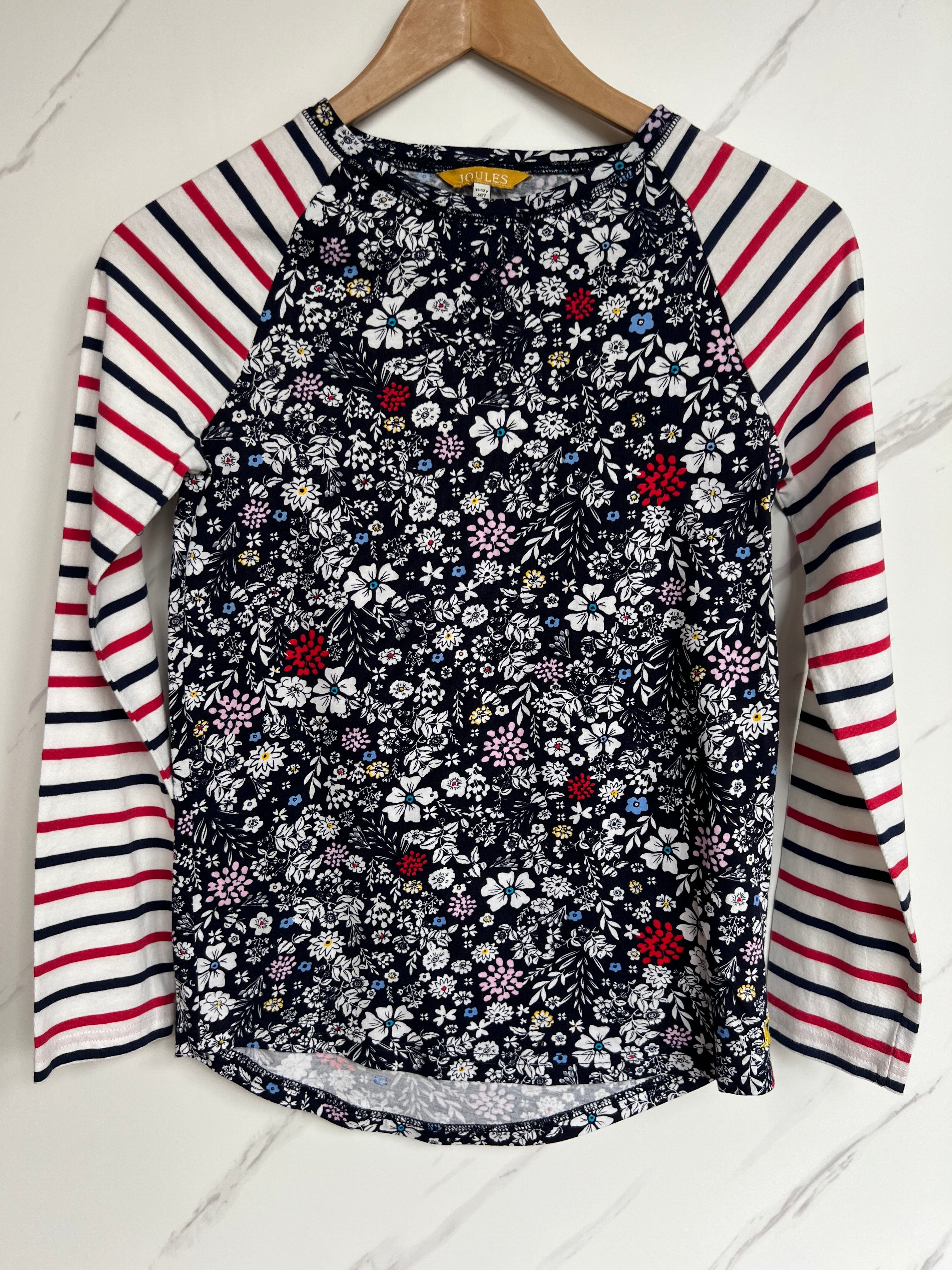 Joules Floral Long-Sleeved Top Age 11-12 Years