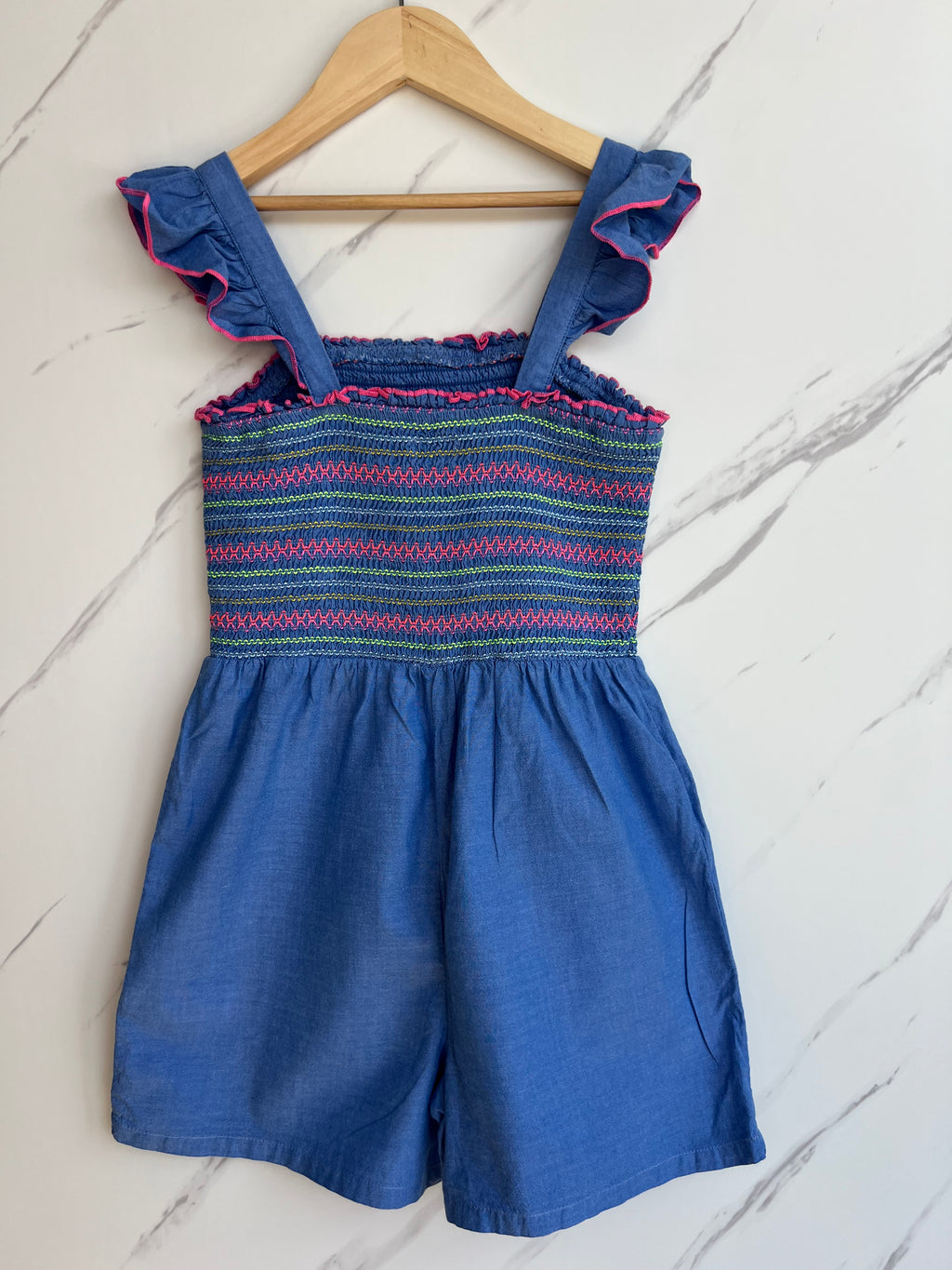 Monsoon Lightweight Denim Playsuit Age 9-10 Years