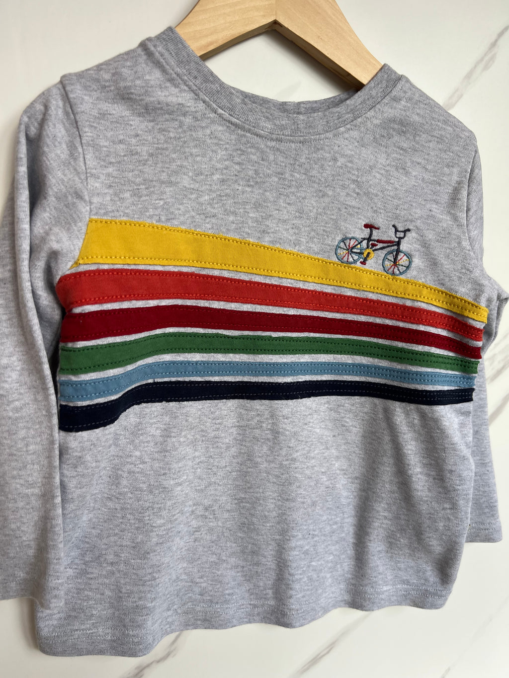 Frugi Rainbow Cycling Top Age 4-5 Years