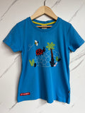 Frugi Blue Labybug & Bee T-Shirt Age 6-7 Years