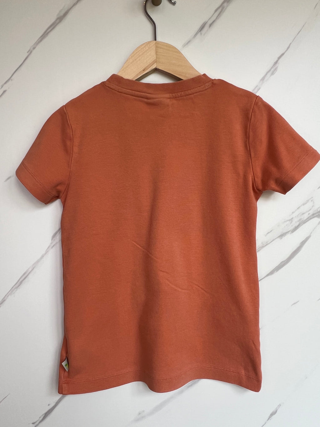 Frugi Orange Iguana T-Shirt Age 6-7 Years