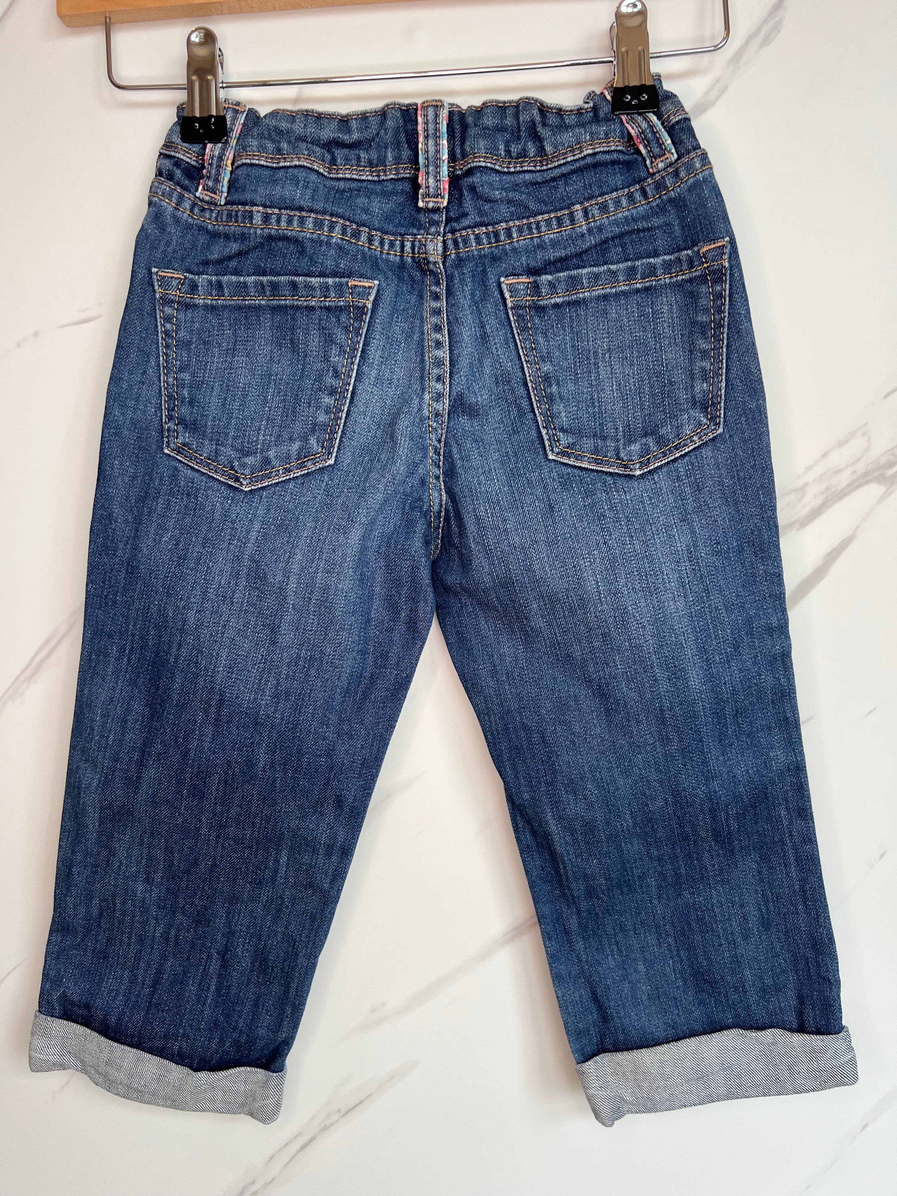 Boden Dark Blue Cropped Jeans Age 7-8 Years