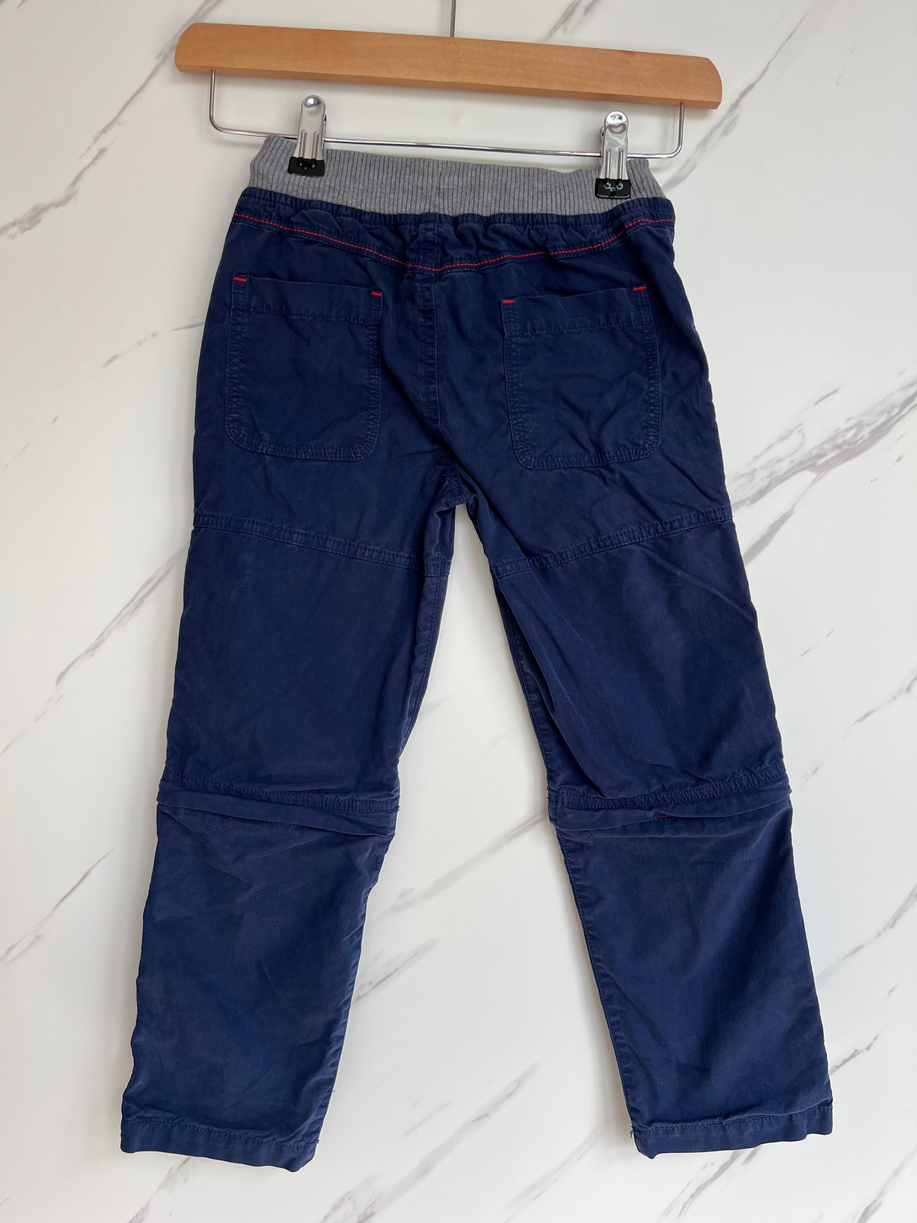 Boden Blue Zip Off Cargo Trousers Age 6 Years