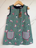 Lilly & Sid Unicorn Pinafore Dress Age 4-5 Years