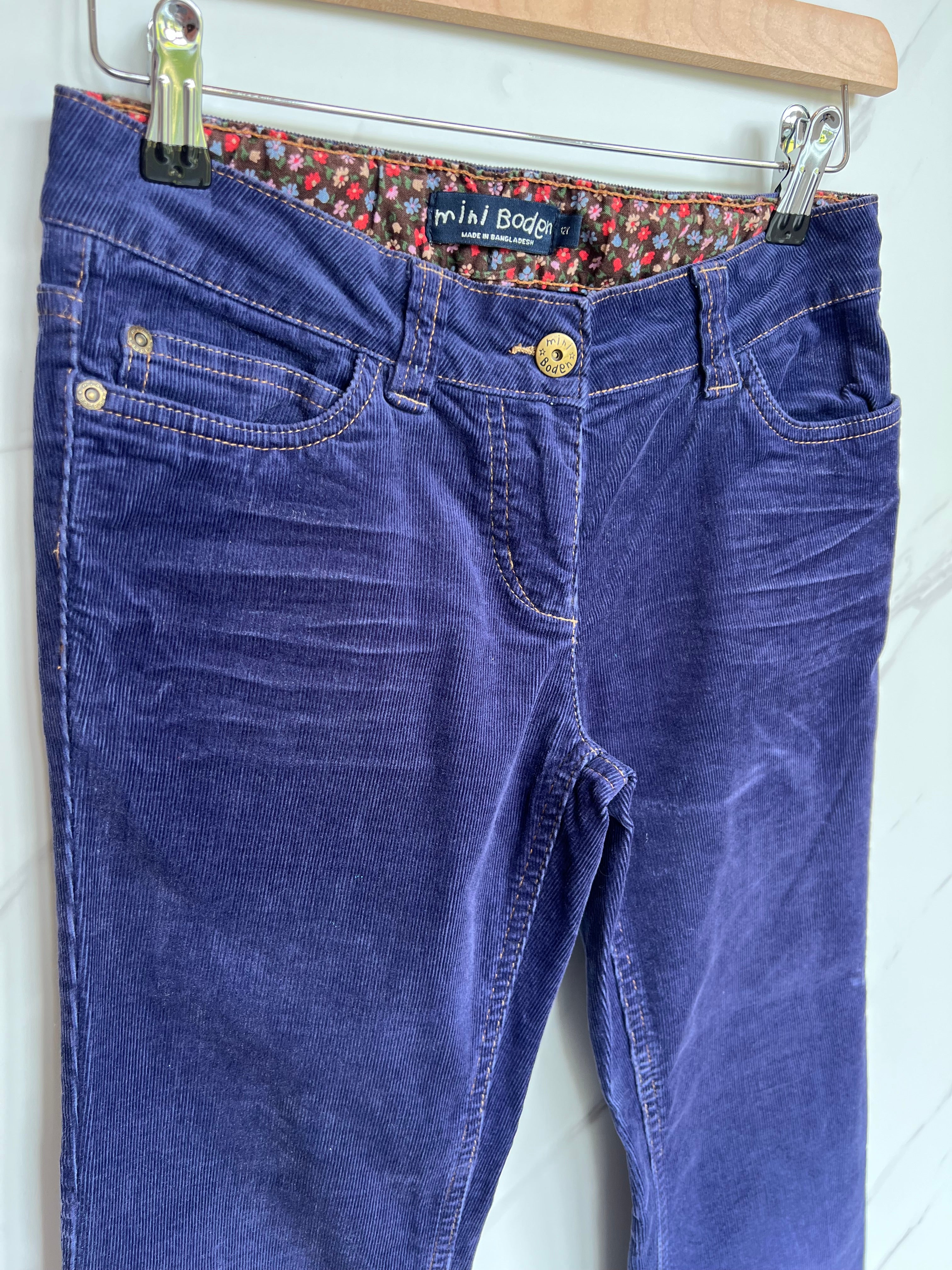 Boden Blue Cord Jeans Age 11-12 Years