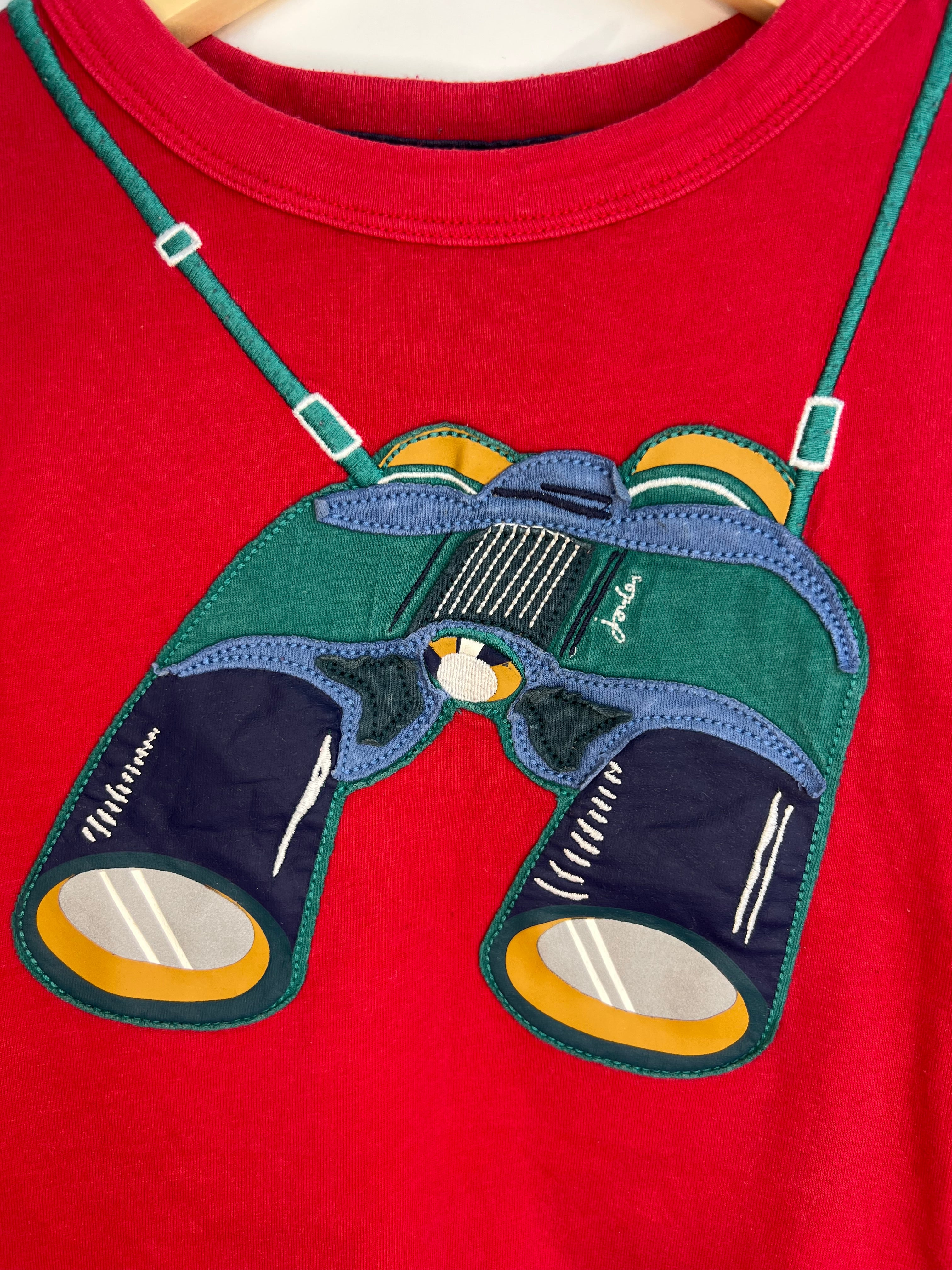 Joules Red Explorer Long-sleeved Top Age 3-4 Years