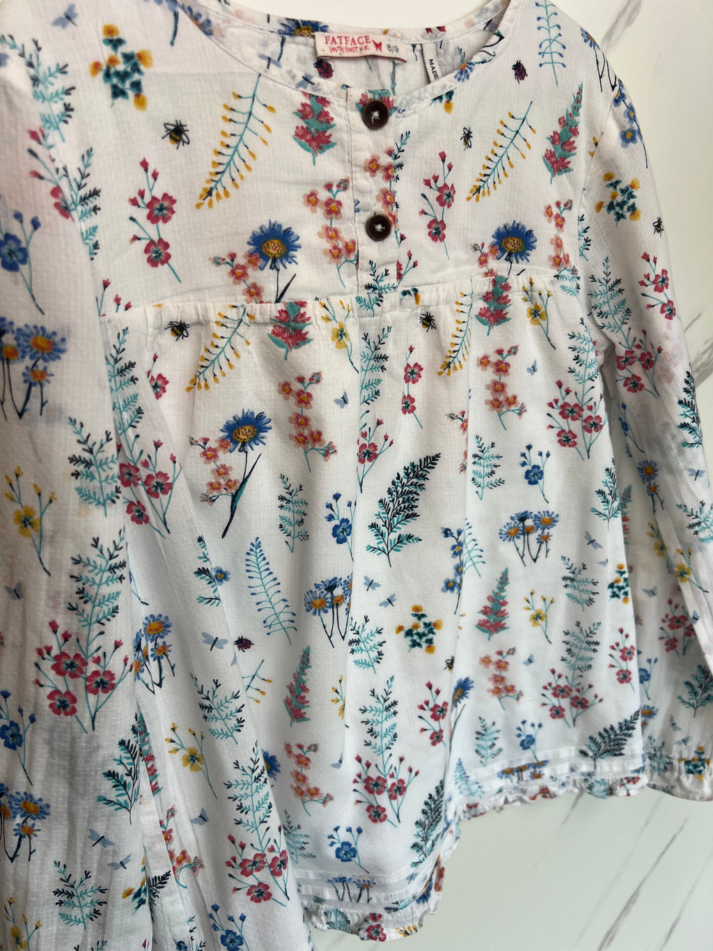 Fatface Floral Lightweight Blouse Age 8-9 Years