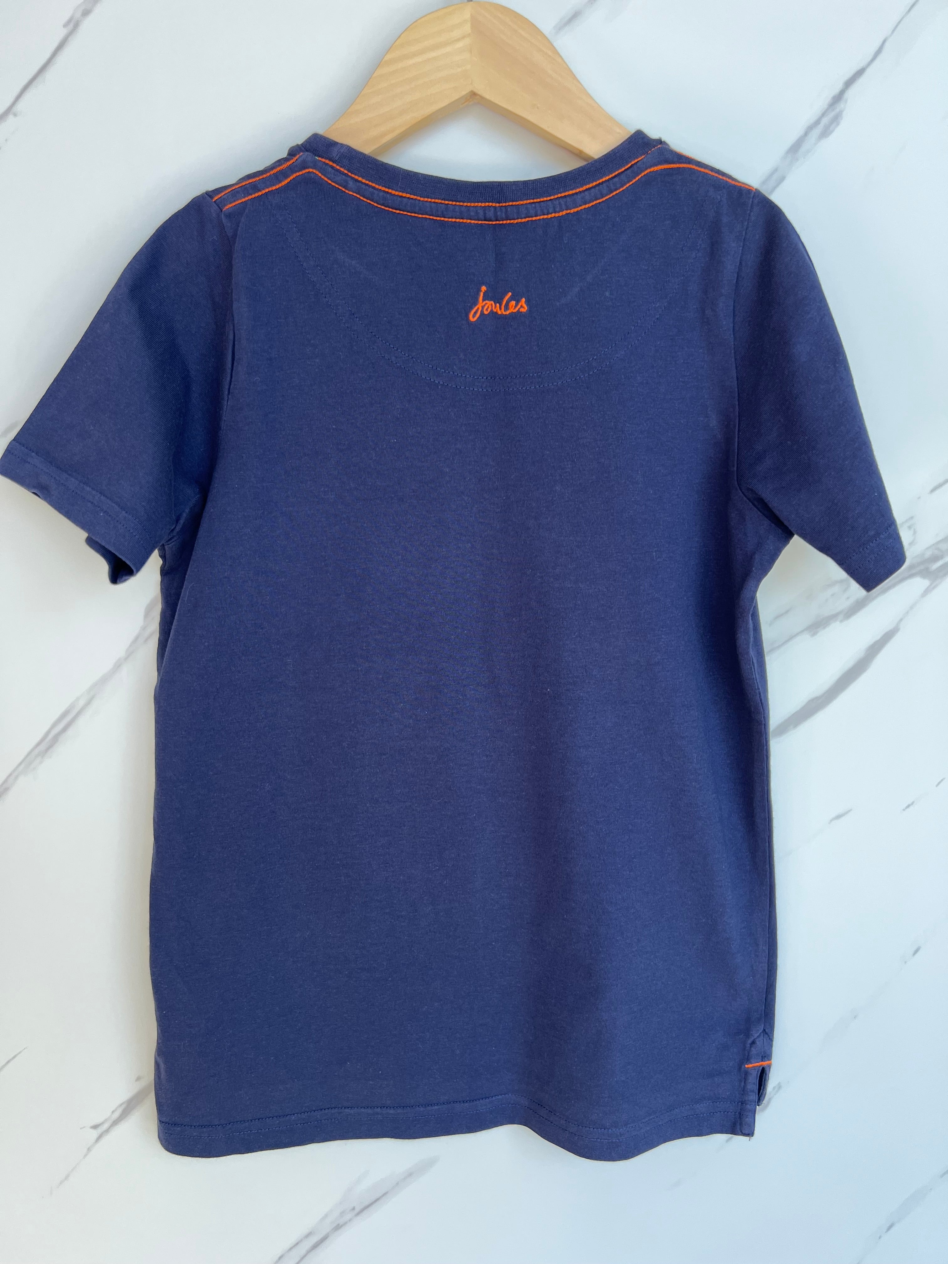 Joules Navy "ADVENTURE" T-Shirt Age 9 Years