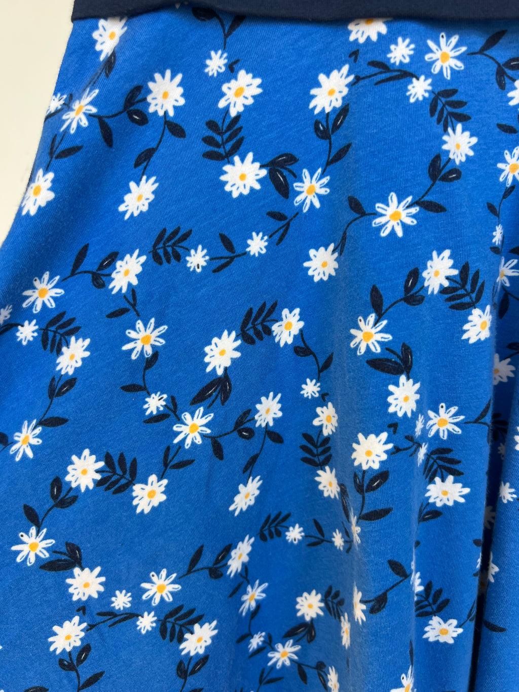Frugi Navy Daisies Organic Cotton Dress Age 6-7 Years