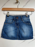 M&S Denim Skirt Age 3-4 Years