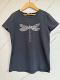 John Lewis Grey Dragonfly T-Shirt Age 9-10 Years