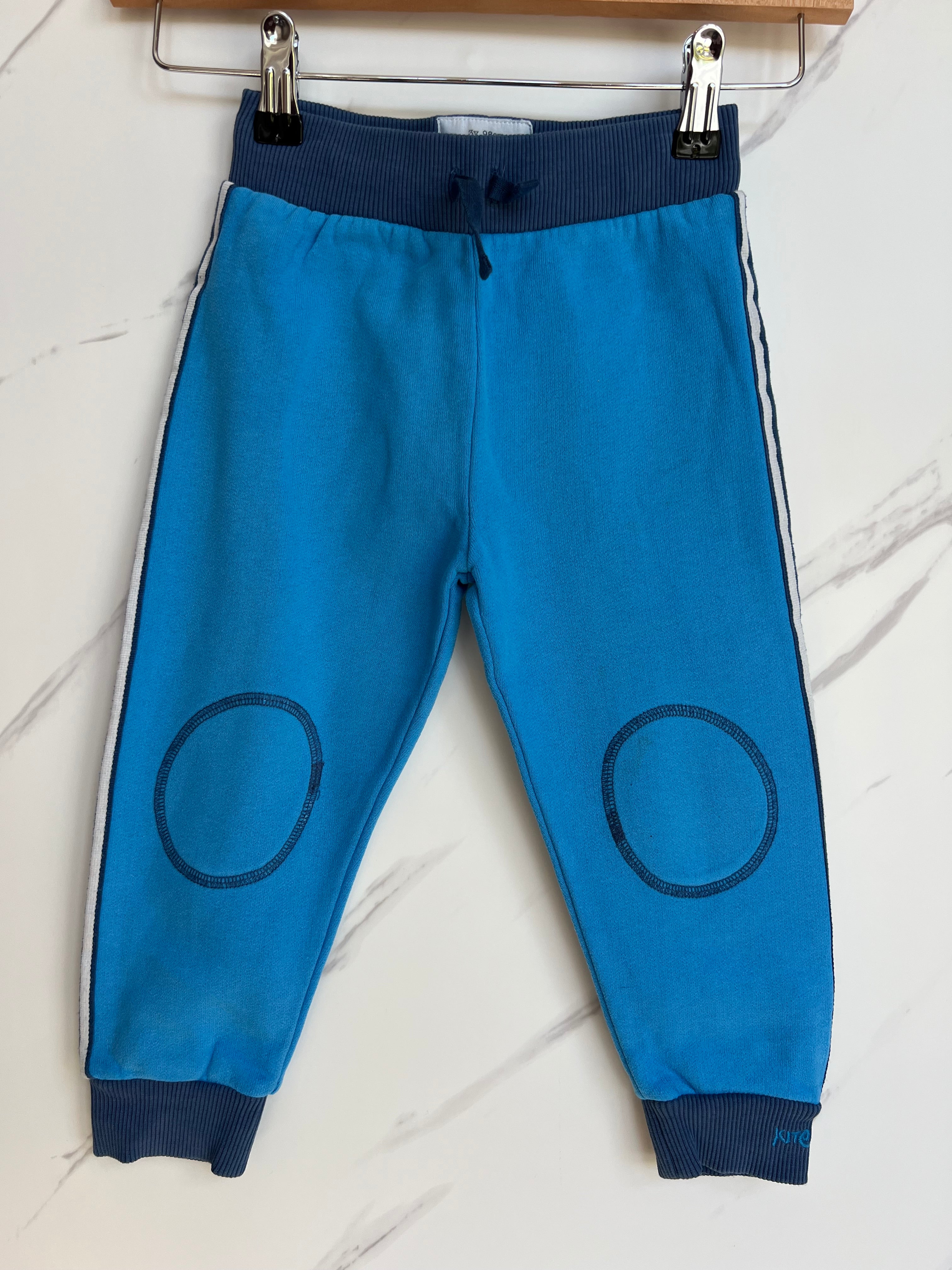 Kite Blue Knee Patch Joggers Age 3 Years