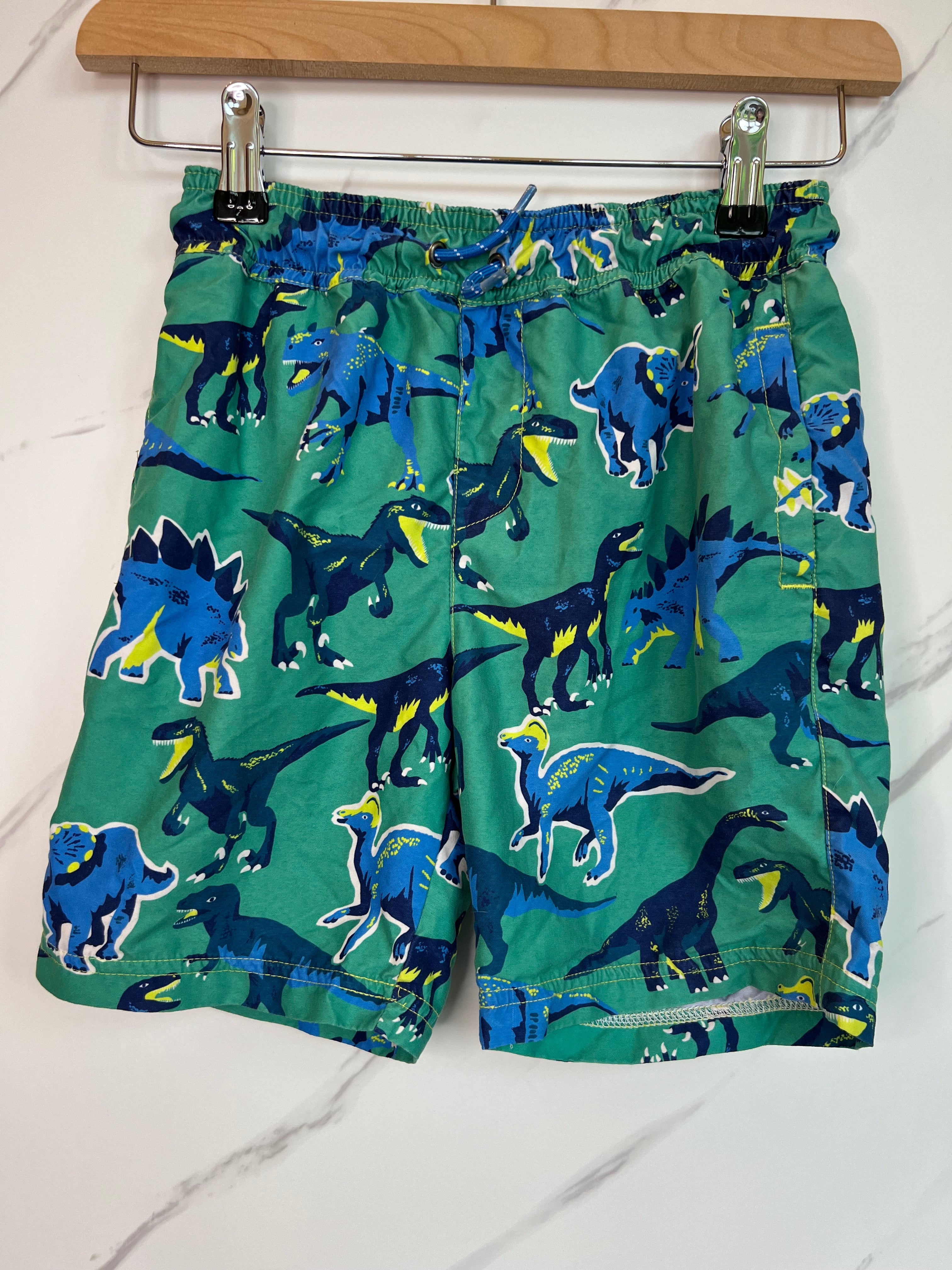 John Lewis Green Dino Swim Shorts Age 9 Years